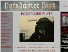 Tablet Screenshot of potsdamer-platz.org